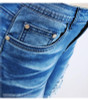 2081 Youaxon Women`s Chic Distressed Plus Size Brand New Mid Waist Stretch Skinny Pencil Pants Jeans For Women True Denim Jean