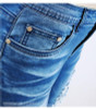 2081 Youaxon Women`s Chic Distressed Plus Size Brand New Mid Waist Stretch Skinny Pencil Pants Jeans For Women True Denim Jean