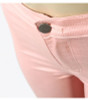 2037 Youaxon Women`s Celebrity Style New Fashion Pink High Waist Denim Jean Pants Skinny Slim Jeans For Women