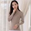 2018 Women Sweater Women fashion Slim Solid Autumn and Winter Knitted Warm Turtleneck Pullover Women Sweater
