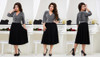 2018 Sexy Party Dress 5XL 6XL Metallic Knit Flare Black Summer Dress Plus Size Women Dress V Neck Wrap Dress Female Big Vestidos