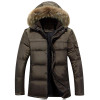 New Style 2016 Men Down Coat Hooded Coat Men Winter Jacket Men's White Duck Down Jacket Thick Warm Male Outerwear Plus Size W149