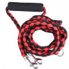 New Strong Nylon Coupler Double Dog Leash Lead No Tangle Pet Dogs Two Way Training Walking Lead Splitter 1.25M