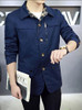 New spring Trench Coat Men brand-clothing  thin Trench Coat Men Outerwear Casual Coat Men's Jackets Windbreaker Mens Trench Coat