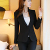 New Spring Fashion Elegant Women Slim Velvet Blazer Jacket Single Button Simple Lady Blazers High Grade OL Clothing Tops MZ1260