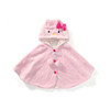 new spring autumn Hello Kitty Kids Baby Girl Clothes Soft Fleece Cloak Coat Toddler Girls Clothing Cape For Winter Outerwear