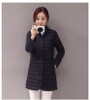 Autumn winter women ultra light duck down coat jacket slim medium long plus size casual parkas thickness overcoat