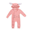 Autumn Baby Girls Boys Long Sleeve Rabbit Romper Newborn Infant Zipper Jumpsuit Sunsuit Clothes Outfits 0-3Years Baby Clothing