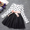 Autumn Baby Girl Dress Kids Polka Dots Children Party Costume For Princess Girls Dresses Casual Clothing 8 Years vestidos infant