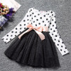Autumn Baby Girl Dress Kids Polka Dots Children Party Costume For Princess Girls Dresses Casual Clothing 8 Years vestidos infant