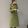 Autumn And Winter New Warm Thin Duck Down Winter Jacket Women Long Down Coat Down Parka 6 Colors European Style Coats Plus Size