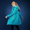 autumn and winter jacket women Multicolor flower-lined hooded long section thin cotton coat European Size 48-58 VLC-V506