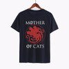Hillbilly New Fashion T-shirts Casual Mother of Cats Casual Funny Tees Tshirts Tops &amp; Tees Short Sleeve Women's Black T Shirts