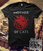 Hillbilly New Fashion T-shirts Casual Mother of Cats Casual Funny Tees Tshirts Tops &amp; Tees Short Sleeve Women's Black T Shirts