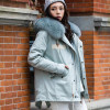 HIJKLNL Puffer Jakcet Women Korean Detachable Thick Down Jacket 2017 Winter Hooded Fur Collar Duck Down Coat Parka Mujer NA368