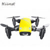 HIINST S9HW Mini Drone With Camera S9 No Camera RC Helicopter Foldable Drones Altitude Hold RC Quadcopter WiFi FPV Pocket Drone