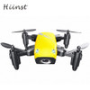 HIINST S9HW Mini Drone With Camera S9 No Camera RC Helicopter Foldable Drones Altitude Hold RC Quadcopter WiFi FPV Pocket Drone