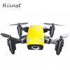 HIINST S9HW Mini Drone With Camera S9 No Camera RC Helicopter Foldable Drones Altitude Hold RC Quadcopter WiFi FPV Pocket Drone