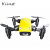 HIINST S9HW Mini Drone With Camera S9 No Camera RC Helicopter Foldable Drones Altitude Hold RC Quadcopter WiFi FPV Pocket Drone