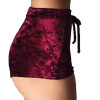 High Waist Women Velvet Drawstring Shorts Casual Summer Sexy Elegant Skinny Short