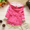 casaco infantil baby coat outwear roupa infantil feminina cute baby jacket infant girl hoody cardigan trench coat wholesale