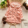 casaco infantil baby coat outwear roupa infantil feminina cute baby jacket infant girl hoody cardigan trench coat wholesale