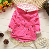 casaco infantil baby coat outwear roupa infantil feminina cute baby jacket infant girl hoody cardigan trench coat wholesale