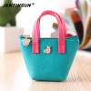 Cartoon Girls Coin Purse Handbag Cute Candy Color Leather Small Mini Coin Pouch Bag Children Wallet Change Purses For Kids Gifts