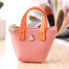 Cartoon Girls Coin Purse Handbag Cute Candy Color Leather Small Mini Coin Pouch Bag Children Wallet Change Purses For Kids Gifts