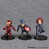 Marvel Avengers 2 Age of Ultron Hulk Black Widow Vision Ultron Iron Man Captain America Action Figures Model Toys 6pieces/set