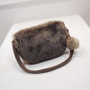 Mara's Dream Women Handbag Plush Bags Bolsa Feminina Ladies Messenger Crossbody Cute Fashion Ball Decoration Shoulder Handbags