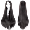 MapofBeauty 40" Long Straight Cosplay Wig Black White Brown Blonde Pink Wigs For Women Heat Resistant Synthetic Fake hair