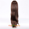 MapofBeauty long straight women's wigs Black dark light brown Ladies 70cm Heat Resistant Synthetic Nautral hair