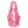 MapofBeauty 32 Inches long wavy pink Cosplay Wigs Peruca Costume Cartoon Role Hairpiece Synthetic Heat Resistant Women Hair