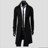 2017 New Autumn Winter Wool Coat Double Breasted Slim Fit Trench Coat Long Section Overcoat Casual Pea Coat For Men M-4XL