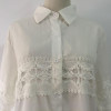 2017 New Autumn White Lace Blouse Plus Size 4XL Women Tops Casual Loose Blouses Long Sleeve Vintage Ladies Shirts Blusas AB318