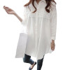 2017 New Autumn White Lace Blouse Plus Size 4XL Women Tops Casual Loose Blouses Long Sleeve Vintage Ladies Shirts Blusas AB318