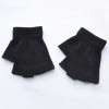 LNRRABc 1Pair Boy Girls Soft Half Finger Gloves Kids Children Winter Warmer Knitted Mittens Fingerless Glove