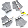 LNRRABc 1Pair Boy Girls Soft Half Finger Gloves Kids Children Winter Warmer Knitted Mittens Fingerless Glove