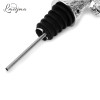 LMETJMA Stainless Steel Deer Stag Head Wine Pourer Unique Wine Bottle Stoppers Wine Aerators Bar Tools KC0818-1