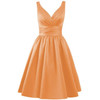 LLY1095J#Lace Up Brocade New bridesmaid dresses spring summer 2017 Short Toast bride wedding party dress orange cheap wholesale