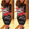 Fashion 2017 Summer Dress Sexy Casual Slim Micky Print Dress Package Hip Milk Silk Bodycon Dress Women Party Dresses Vestidos