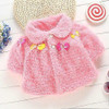 Fashion 2016 sweet cute baby girl clothes winter warm cloak girls cape and ponchoes