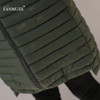 FANMUER 2017 NEW fashion winter coat womens clothing women quilted jacket coates parkas woman parka autumn hood jacket plus size