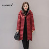 FANMUER 2017 NEW fashion winter coat womens clothing women quilted jacket coates parkas woman parka autumn hood jacket plus size