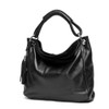 2017 First Layer Genuine Leather Guarantee Women Handbag Ladies Shoulder Cross Body Messenger Tote Bag Satchel Black/Coffee