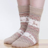 2017 Fashion Xmas Women Warm Soft Wool Christmas Snowflake Deer Long Thick Winter Socks Gift Hot Selling
