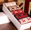 2017 Fashion Xmas Women Warm Soft Wool Christmas Snowflake Deer Long Thick Winter Socks Gift Hot Selling