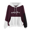 2017 Fashion Womens Hoodies Sweatshirts Letters Long Sleeve Hoodie Sweatshirt Hooded Pullover Tops Blouse oversized hoodie