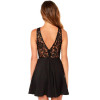 2017 Fashion Women Sexy Sleeveless Lace Dress V Back Party Dresses Hollow Out Black Mini Dress Girl Dresses 2017 Fashion Women Sexy Sleeveless Lace Dress V Back Party Dresses Hollow Out Black Mini Dress Girl Dresses